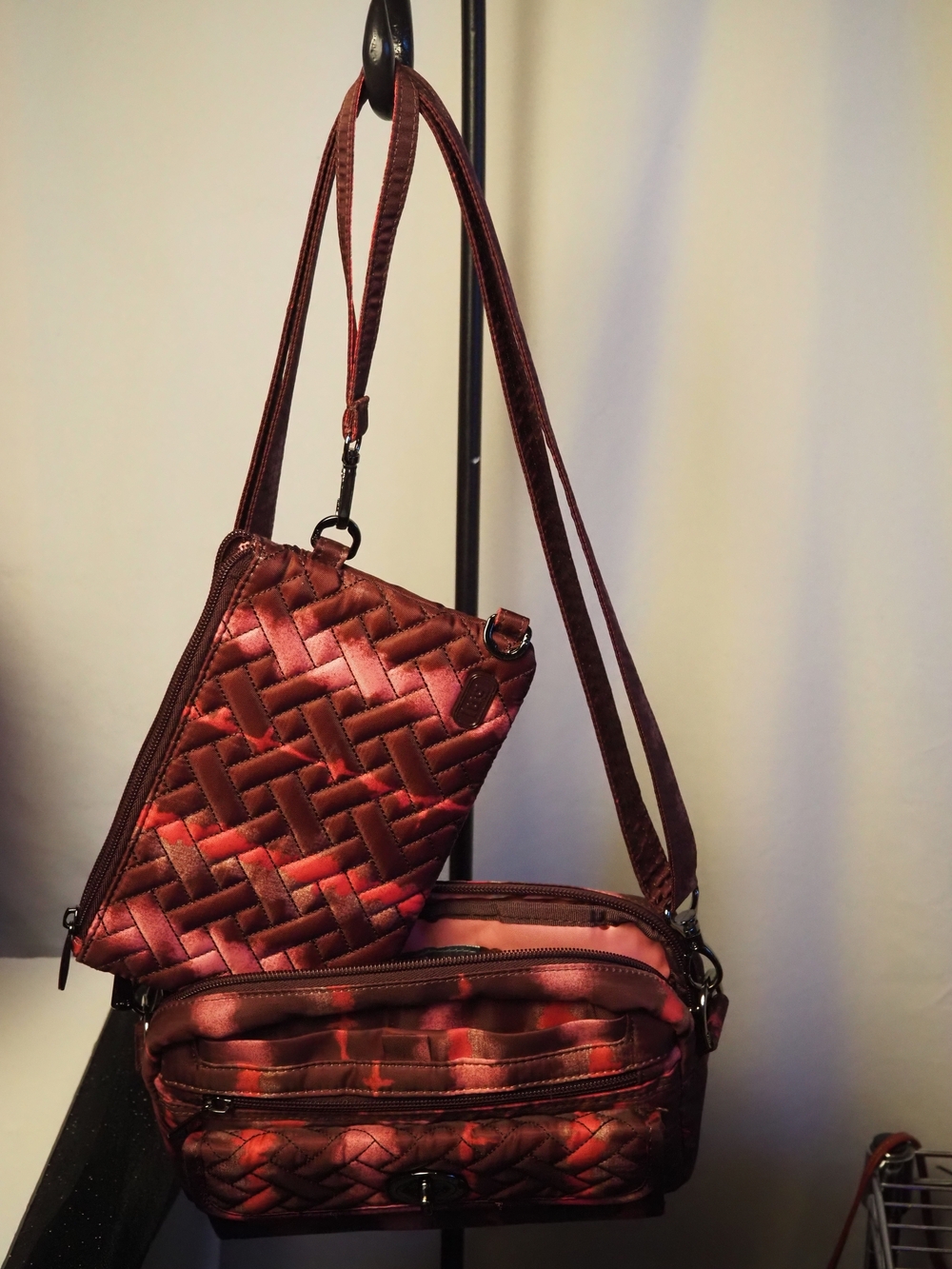 Lug Switch Convertible Crossbody and the matching Peekaboo Pouch